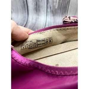 Vionic | Shoes | Vionic Zelda Snake Print Pink Ballet Flat Shoe Women Size Us 9 | Poshmark
